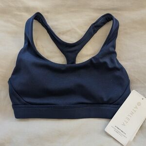 Navy Athleta Ultimate Sports Bra A-C, Size XXS